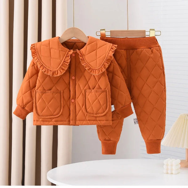 Girls Cozy Quilted Co-ord Set