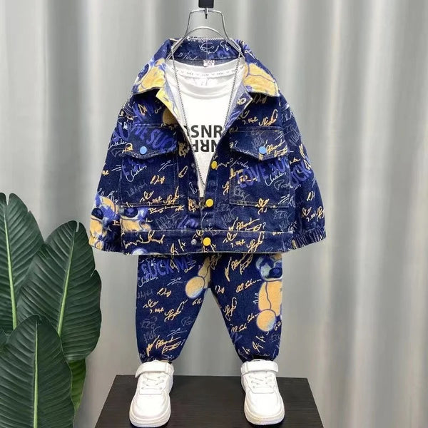 Boys All Over Printed Designer Co-ord Set