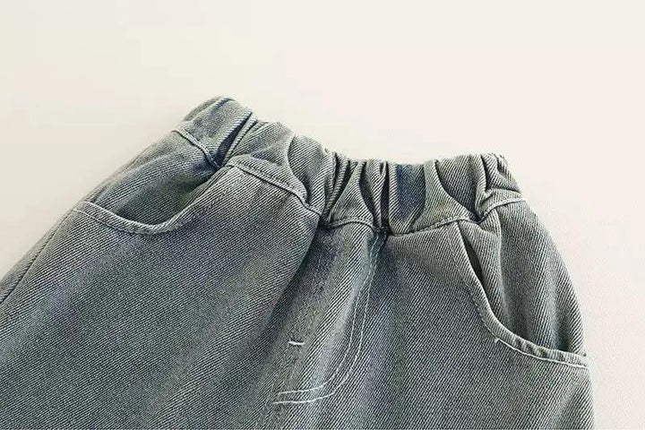 Boys Red Plaid Shirt With T-shirt And Jeans 3 Pc Set TrendyKid