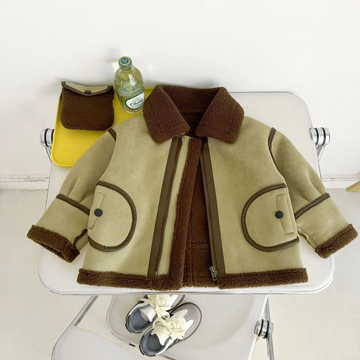 Boys Winter Fleece Zipper Jacket TrendyKid