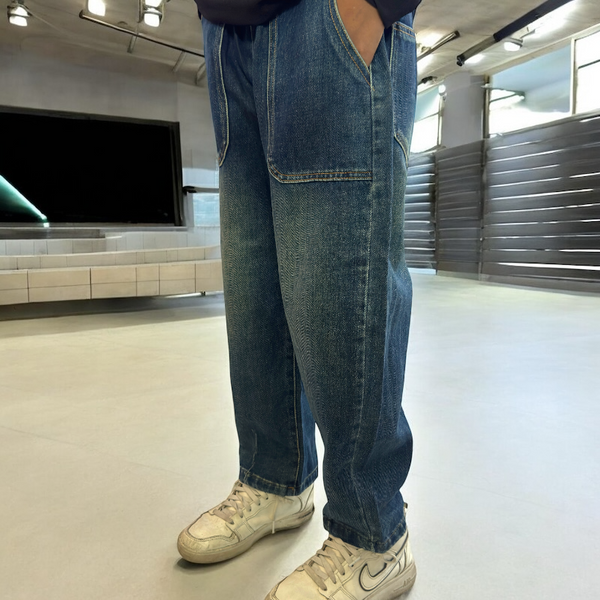 Boys Rugged Wide Fit Jeans