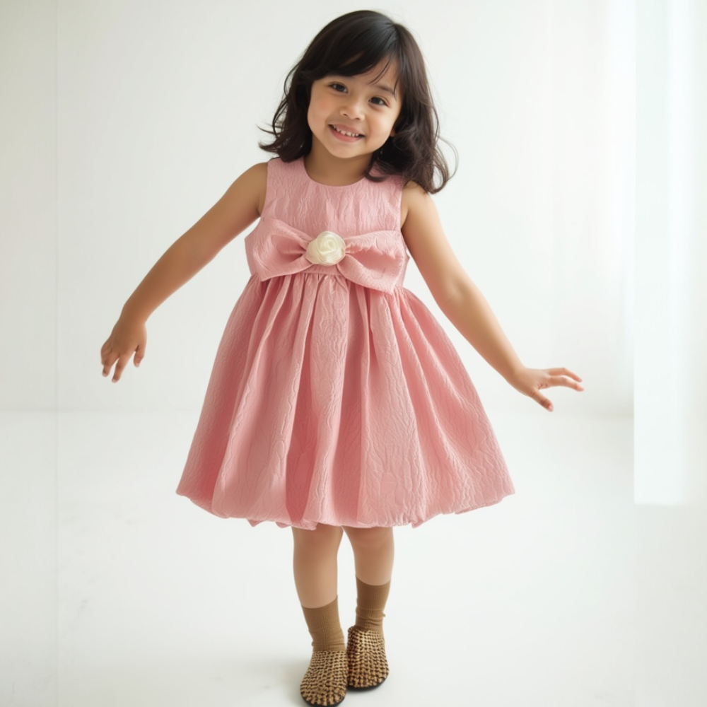 Amelia’s Classics Pink Bow Girls Dress