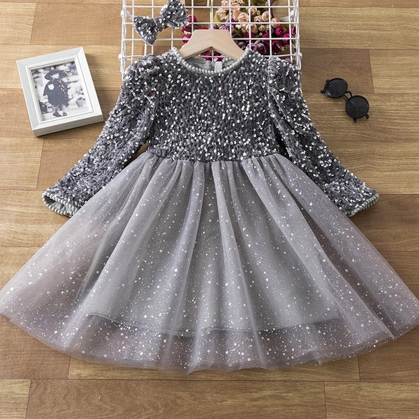 Girls Glitter Party Dress