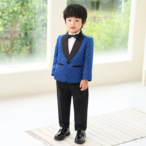 Boys Designer Party Wear 3 Pcs Suit