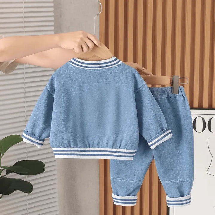 Boys Trendy Denim Co-ord Set TrendyKid