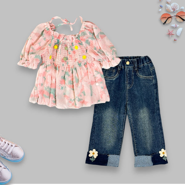 TrendyKid Girls Floral Combo Set