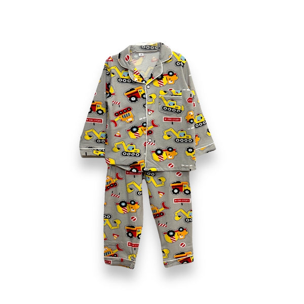 Boys printed design full sleeves nightsuit