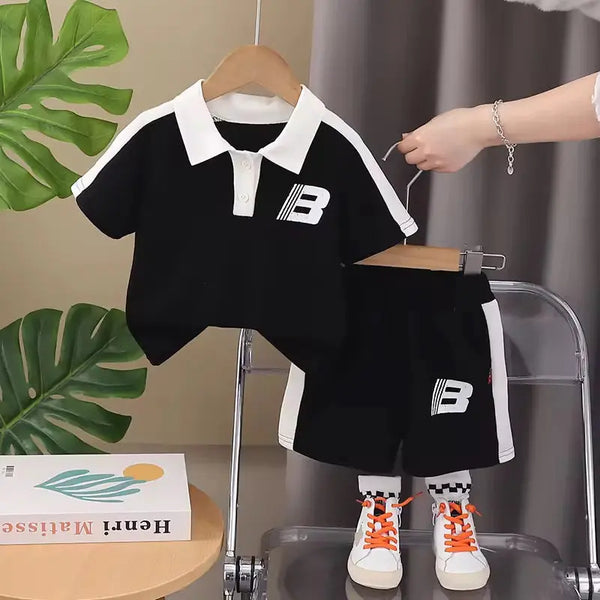 Boys Graphic Print T-Shirt And Shorts TrendyKid