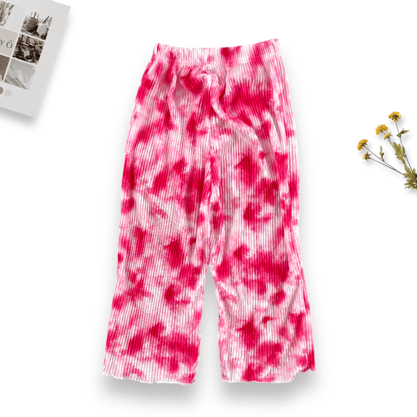 Girls Pleated Palazzo Pants