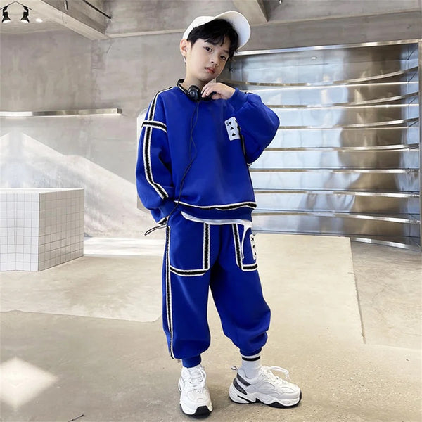 Boys Bold Blue Streetwear Set