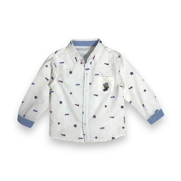 Boys Shirt With Car Print