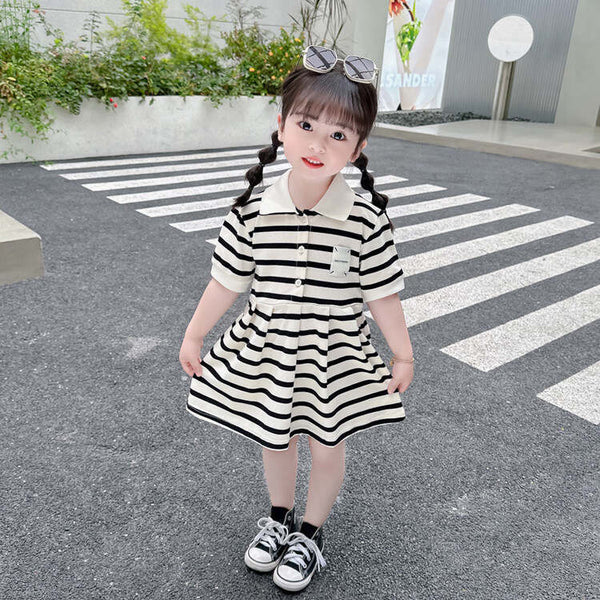 Girls Striped Dress