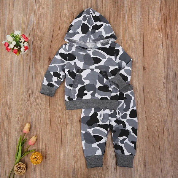 Boys Camouflage Tracksuit