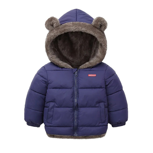 Kids Puffer Hooded Jacket