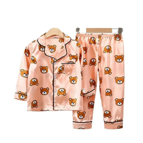 Kids Nightsuit Teddy Printed Sleepwear