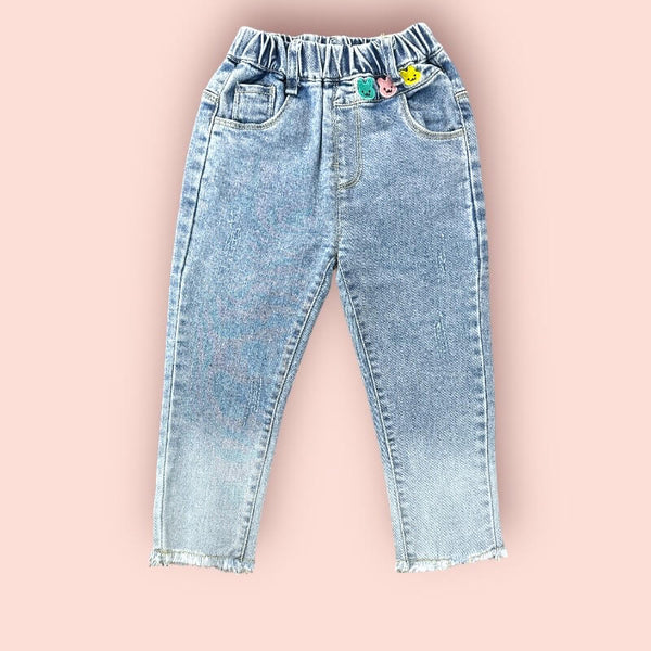Girls Blue Stretchable Jeans