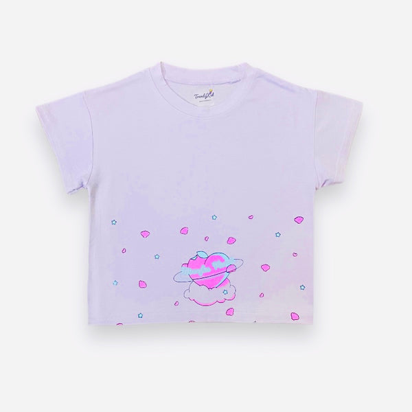 Girls Relaxed Fit Cotton T-shirt